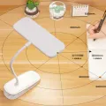 Book Light USB Lamp Clip Reading Light Led Eye Protection Desk Lamp Books Rechargeable Lamp 180° Adjust Bookmark Night Light 1Pcs. 