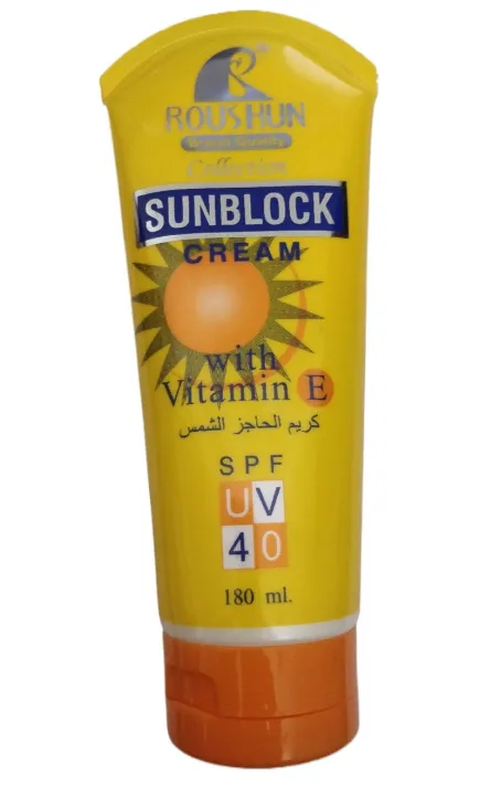 SPF%2040%20Roushun%20Sunblock%20Moisturizing%20Rsmc%20Sunscreen%20Sun%20Lotion%20or%20Sun%20Cream%20%20with%20Vitamin%20E%20180%20ML%20-%20Image%203