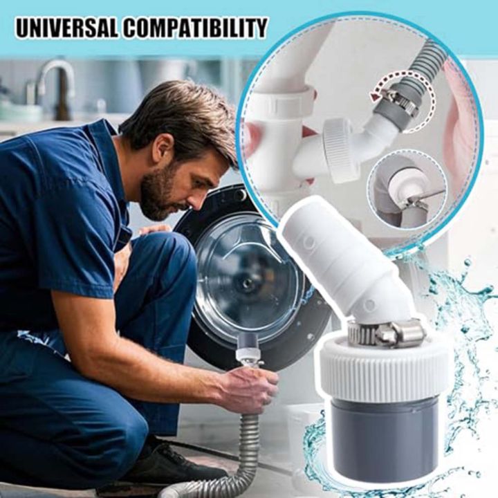 Secure Installation Drain Hose PVC Drain Adapter Washing Machine Drain Adapter Diameter 40MM Secure Hose Connection