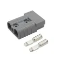 【7efc9af3】50Amp Plug for Anderson Style 12v 24v Carvan Charger Battery DC Power Connector replacement PC Adapter. 