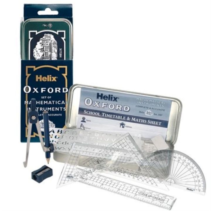 Helix Oxford Set of Mathematical Instruments