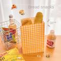 Organizer Festival Snack Colorful Wedding Christmas Plaid Gift Bag Kraft Paper Bag Storage. 