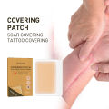 6PCS Tattoo Cover Up Skin Color Scar Concealer Sticker Portable Flaw Birthmark Concealing Waterproof Beauty Cosmetic Tools. 
