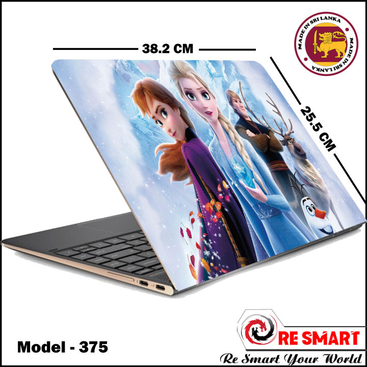 Frozen Laptop Skin Protector Sticker(For 15.6 inch Laptops) With High Quality Matte Laminate