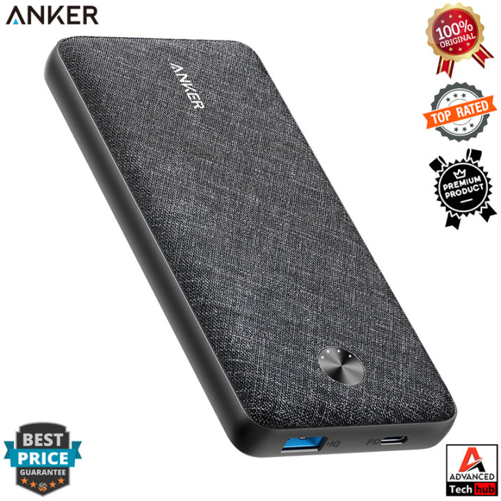 Anker PowerCore Metro 20000 PD A1281P11 Ultra slim portable charger with 20000mAh External Battery, Power Delivery, High-Speed PowerIQ and VoltageBoost Charging Technology Power Bank for iPhone, Samsung Galaxy and More