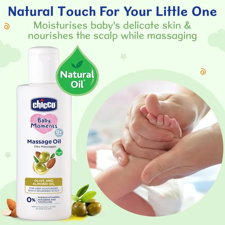 Chicco%20Baby%20Moments%20Massage%20Oil,%20Olive%20and%20Almond%20Oil,%20300ml%20%7C%20Non-sticky%20Formula%20%7C%20Natural%20Ingredients%20for%20Moisturised%20Skin,%20Nourished%20Hair%20&%20Scalp%20%7C%20Parabens%20&%20Phenoxyethanol%20Free%20%20(FROM%20INDIA)%20-%20Image%203