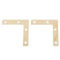 20 pcs 51mm Flat Corner Right 90º Angle Bracket Repair Plate Fixing Brace. 