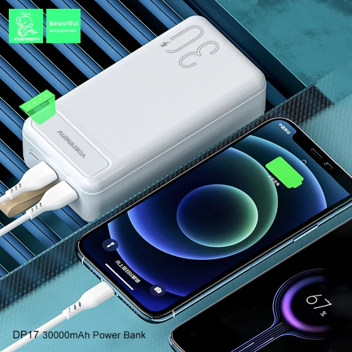 DENMEN%20DP17%20Power%20Bank%2030000mAh%20Universal%20Power%20bank%202.1A%20Quick%20Charge%20Dual%20USB%20Port%20Dual%20Output%20-%20Image%203
