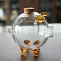Transparent Piggy Bank Saving Box Home Ornament Banknote Case Storage Bottle for. 