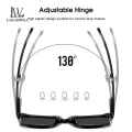 LouisWill Unisex Foldable Sunglasses Fashion Large Frame Sunglasses UV400 Protection Polarized Sunglasses Eyes Protection Eyewear Sun Glasses For Men Women Driving Hiking. 
