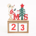 Desktop Ornament For Kids Christmas Countdown Calendar New Year Gifts Countdown Desktop Ornament Wooden Christmas Calendar. 