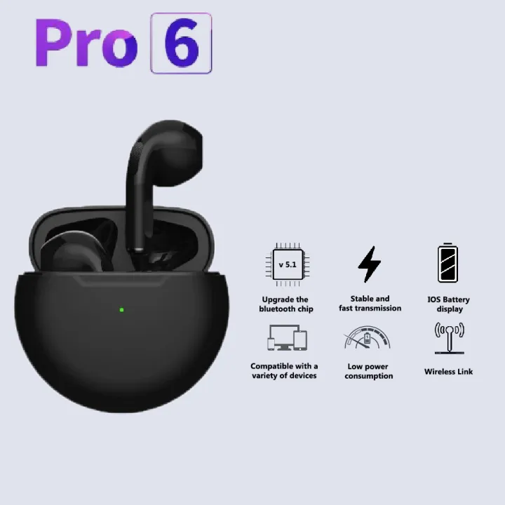 PRO%206%20TWS%20inPods%20-%20Wireless%20Bluetooth%20Headset%20Earphones%205.0%20Touch%20Control%20Earbuds%20For%20All%20Smart%20Phones%20-%20Image%204