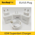 Wenefang For Realme 65W SuperDart Charger EU/US Plug Power Adapter Type C Cable For Realme 10 Pro Plus GT Neo2T GT2 Pro 65W Super Dart. 