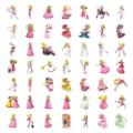 10/50pcs Princess Peach Stickers Cartoon Funny Decals for Laptop Luggage Guitar Skateboard Phon Case for Kids Toys. 
