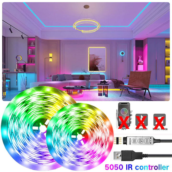 Led Strip Rgb Neon Dc5v Usb Room Decor Smd5050 Tape For Screen Tv ...
