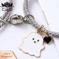 Carat Love Heart Magnet Suction Bracelet Ghost Pendant Couple Bracelet Halloween Jewelry Gift for Men Women. 