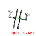 For Tecno Spark 3 4 5 6 7 8 8c 10C Go Air Pro Lite Power On Off Volume Up Down Switch Side Key Flex Cable. 