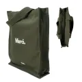 MYSU Heavy Duty Brown Eco Friendly Large Canvas Tote Bag with Zipper - 14.5 inches (L) * 3 inches (W) * 16 inches (H) - Holds up to 15kg. 