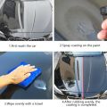 【1pcs】 500ml Car Ceramic Coating Top Coat Quick Nano-Coating Wax Car Paint Waterproof Agent Paint Coating. 