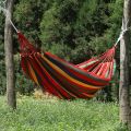Hammock 1 Person Outdoor Leisure Bed Travel Camping Hanging Hammock Swing Lazy Chair,Red. 