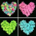 100Pcs Radium Luminous Star Stickers High Quality 3D Light Emitting Stars. 