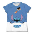 New summer children Disney stitch T-shirt Disney Stitch T shirt Disney Stitch anime cartoons casual clothes kid girl boy top tee. 