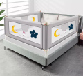 Lifting Design and Height Adjustable Single Piece of Baby Bed Rails Safety Bed Guard for Toddlers/ Infants/ Children | LANKA MARKET |. 