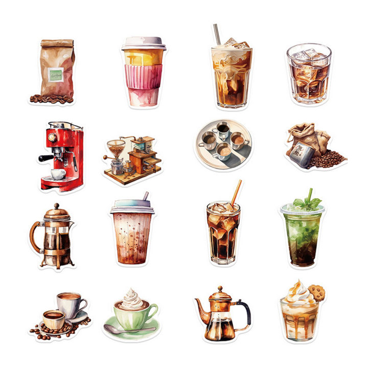 Diy%20Coffee%20Stickers%2050pcs%20Coffee%20Lovers%20Sticker%20Set%20Waterproof%20Diy%20Decal%20Kit%20for%20Phone%20Laptop%20Skateboard%20More%20Coffee%20Theme%20Stickers%20-%20Image%207