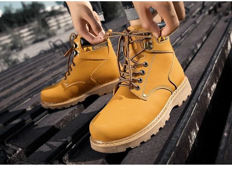 Autumn and winter new men\'s Martin boots OZYSZSSZBESANxie Martin Boots Men main image 3