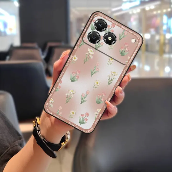 Phone%20Pouch%20Soft%20case%20Phone%20Case%20For%20ZTE%20Blade%20A76%204G/Z2474%20Full%20wrap%20Cartoon%20Dirt-resistant%20flower%20Silicone%20TPU%20Cute%20-%20Image%2010