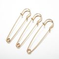 5-20pcs Gold Silver Large Safety Pins Brooch Base Hook for For DIY Lock Jewelry Blankets Clothes Craft Making Accessory Supply Materials. 