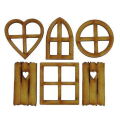 Wooden Fairy Garden Door,Miniature Garden Buildings , Garden Sculptures and Statues Easy to Use. 