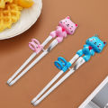 Kids Training Chopsticks Fun Animal-shaped Kids' Chopsticks Easy-to-use Reusable for Children's Training less Than Correct Posture Chopstick Holder. 