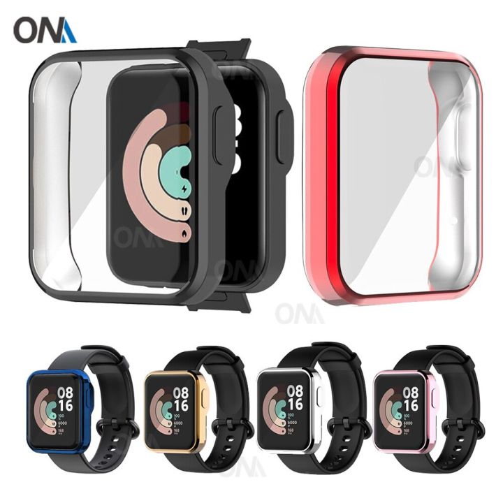 For Xiaomi Mi Watch Screen Protector Case For Xiaomi Mi Watch Lite Redmi Watch 1 2 Cover Ultra Slim Smart Watch Protective Shell