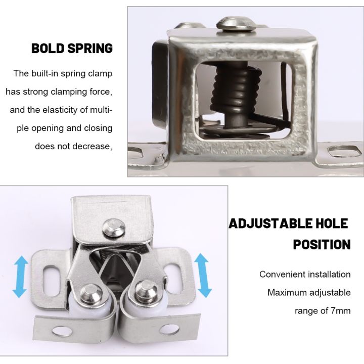 Double%20Rollers%20Catch%20Lock%20Latches%20Roller%20Spring%20Clip%20/%20Door%20Cabinet%20Latchcatches%20Fasteners%20/%20Cupboard%20Drawer%20Latches%20Catches%20Scroll%20Wheel%20Closer%20/%20Metal%20Homehold%20Accessorion%20-%20Image%207