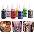 【 】 15ml/Bottle 7 Colors Tattoo Ink Set Professional Semi-permanent Tattoo Pigments. 