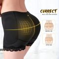 Feng plus Size Crotch Padded Panties Women's Shaping and Belly Trimming Hip Lifting Hip Fake Hip Pad Underwear Hip Lifting Shorts. 
