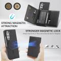 New arrival- Kalebol Strong Magnetic MagSafe Tri-Fold Wallet Side Sticker Leather Phone Case For Samsung Galaxy Z Flip6/Samsung Galaxy S24 Ultra 5G/Samsung Galaxy Z Fold6/Samsung Galaxy S25 Ultra 5G/Samsung Galaxy Z Fold. 