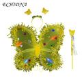 Kids Costume with Light-up Wings Butterfly Wings Luminous Vibrant Colors Fine Workmanship Kids Dress-up for Festivals Parties Birthdays Light-up Butterfly Wings. 