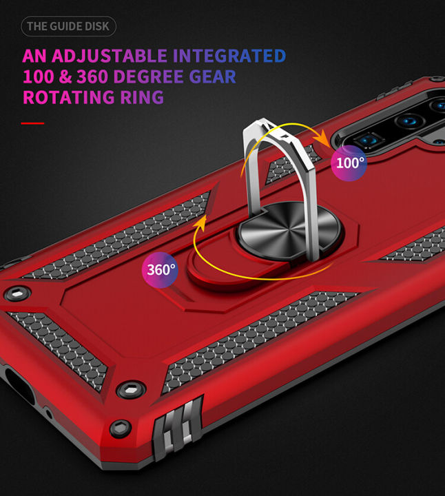 Lereach%20For%20Huawei%20P30%20Pro%20Mobile%20Phone%20Case%20TUP+PC%20Hard%20Ring%20Car%20Ring%20Bracket%20Shockproof%20Back%20Cover%20-%20Image%206