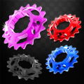 Single Speed Flywheel Conversion Kit 18T Cassette Cog Road Bike Sprocket for Freewheel Chain Easy to Use Red. 