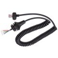 8 Pin HM-152 Mic PU Cable for ICOM IC-2820H IC2825E Walkie Talkie. 