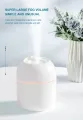 Portable Mini Humidifier, 220ml Small Cool Mist Humidifier, USB Personal Desktop Humidifier for Baby Bedroom Travel Office Home, Auto Shut-Off, 2 Mist Modes, Super Quiet. 