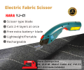 Electric Fabric Scissor/ Rechargeable Cloth Cutting Machine. 
