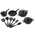 Multipurpose 13-Piece Non-Stick Cookware Set – Includes Fry Pans, Saucepans & More. 
