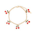 Korean Style Small Cherry Bracelet For Girls Women Simple Design Sense Jewellery Gift. 