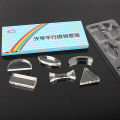 6 Pcs Acrylic Optical Concave Convex Prism Lens Set for Primary Secondary School Students Physical Optical Kit Lab Equipment. 