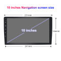 YD Car 10 Inch Android Player Head Unit With 1GB RAM 16GB Internal Memory Full HD IPS Screen. 
