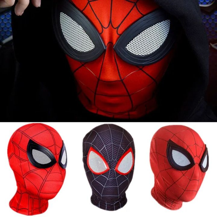 %E3%80%90HUT%E3%80%91%20Movie%20Avengers%203D%20Spiderman%20Homecoming%20Masks%20Peter%20Parker%20Miles%20Morales%20Raimi%20Superhero%20Cosplay%20Costume%20Masks%20Halloween%20Headgear%20-%20Image%202