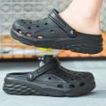 2023 Clog Sandals Slippers For Men Flat Fashion Summer Casual Man Garden Shoes Outdoor Beach Clogs Shoes Crocks Sandales Homme. 
